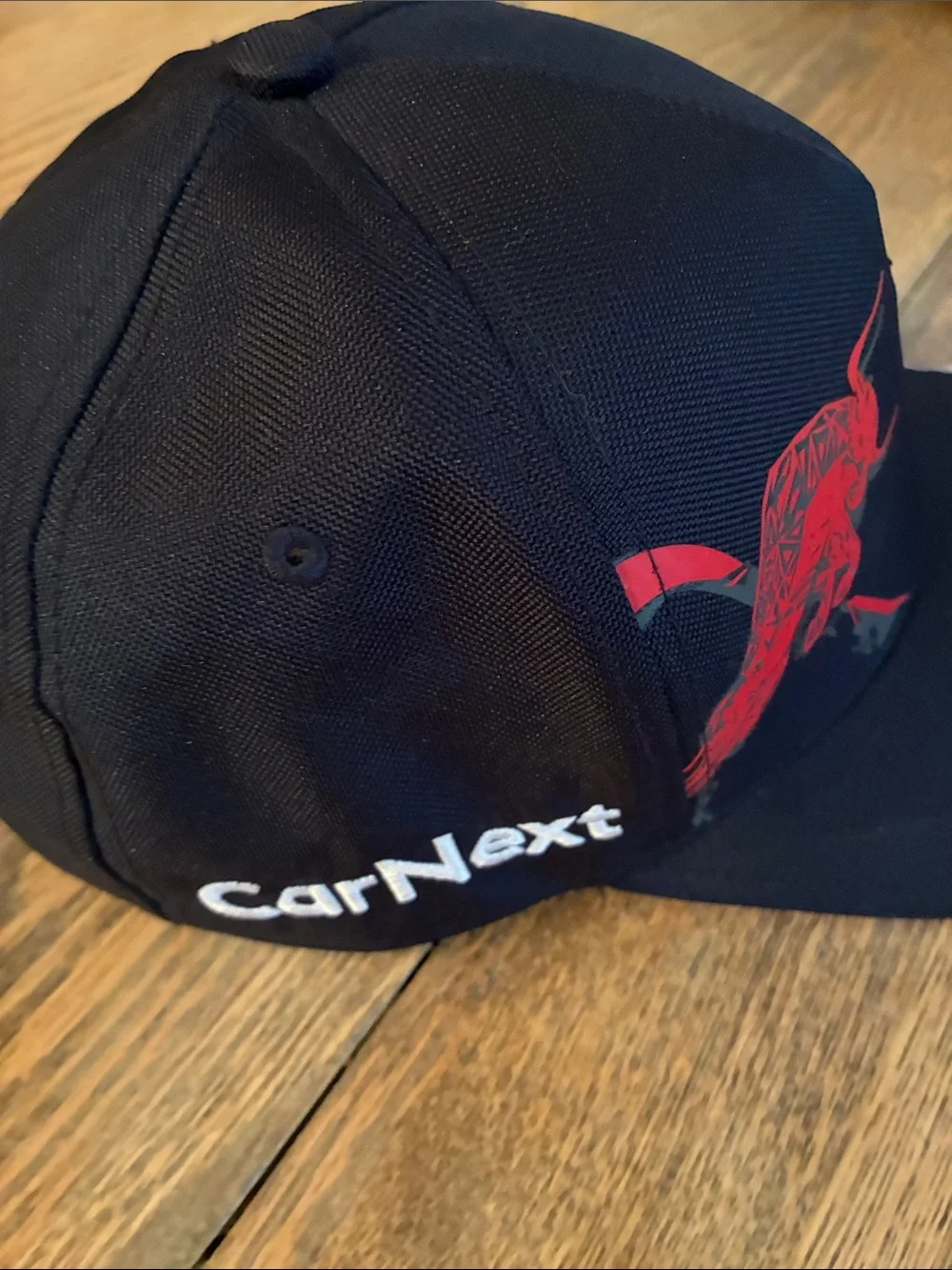 Formula One Puma Red Bull Racing Black Cap with Red Accent. ADULT